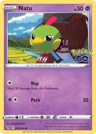 Natu 032 - Reverse Holofoil - Common