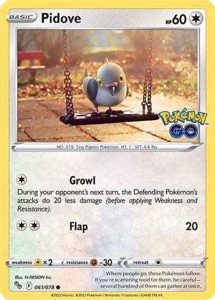 Pidove 061 - Reverse Holofoil - Common