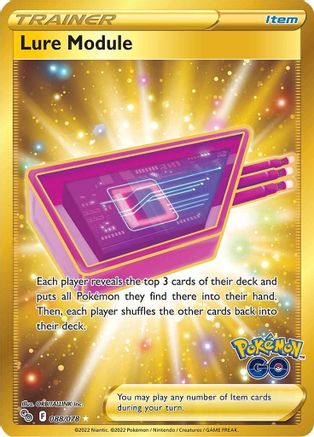 Lure Module (Secret) 088/078  - Holofoil Pokemon GO - Secret Rare