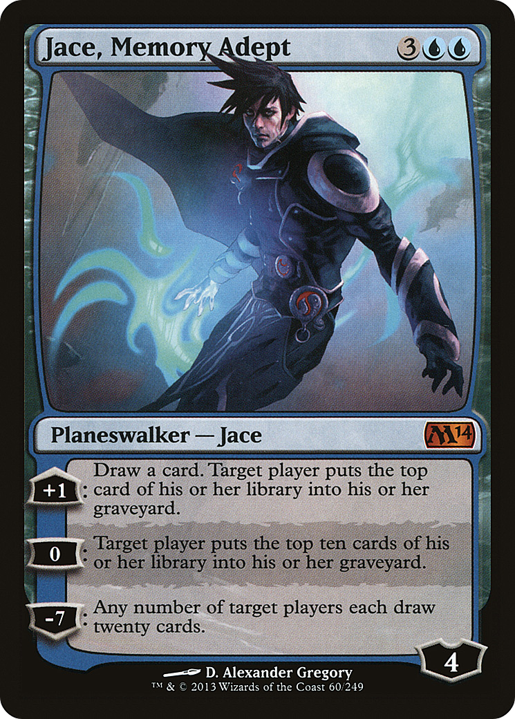 Jace, Memory Adept (M14-060) Foil