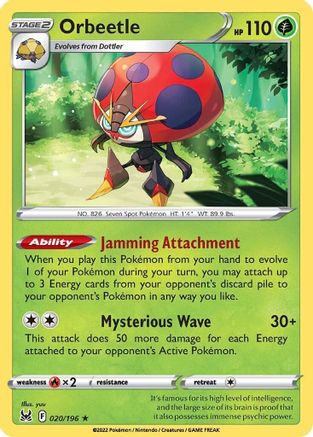 Orbeetle 020 - Holofoil - Holo Rare