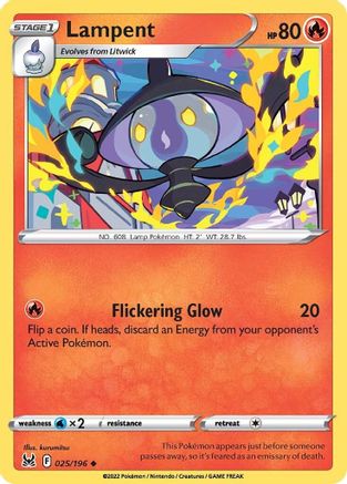 Lampent 025 - Reverse Holofoil - Uncommon