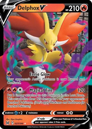 Delphox V 027 - Holofoil - Ultra Rare