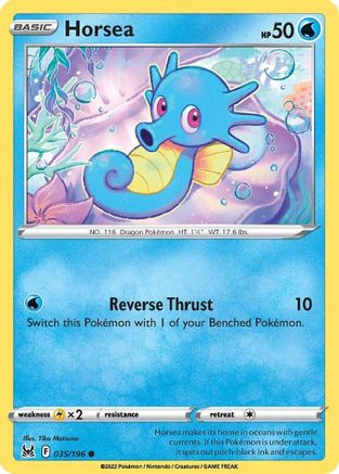 Horsea 035 - Reverse Holofoil - Common