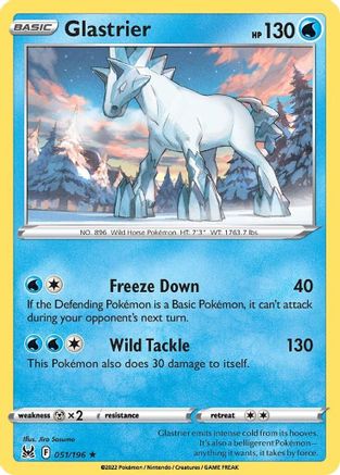 Glastrier 051 - Holofoil - Holo Rare