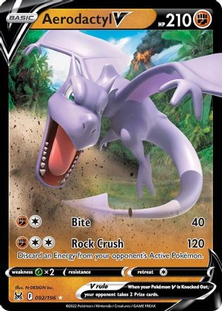 Aerodactyl V 092 - Holofoil - Ultra Rare