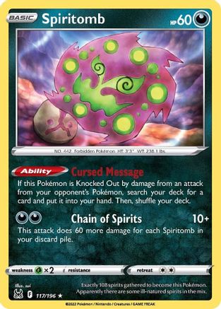 Spiritomb 117 - Rare