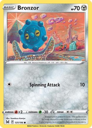 Bronzor 125 - Reverse Holofoil - Common