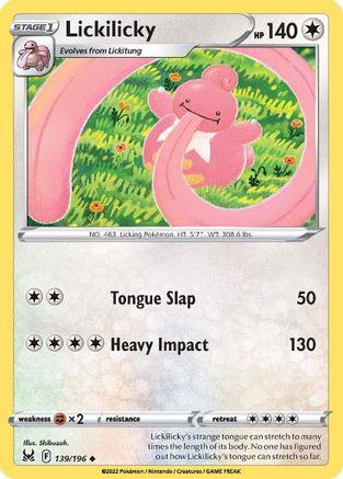 Lickilicky 139 - Uncommon