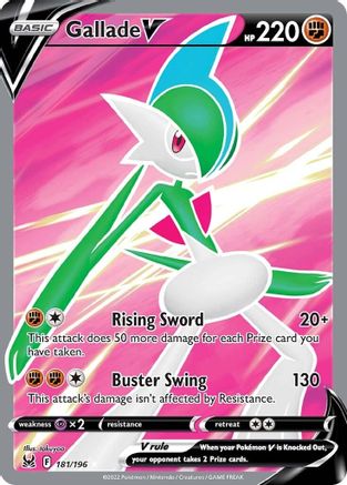 Gallade V (Full Art) - 181/196 - Ultra Rare