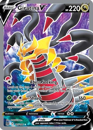 Giratina V (Full Art) 185 - Holofoil - Ultra Rare