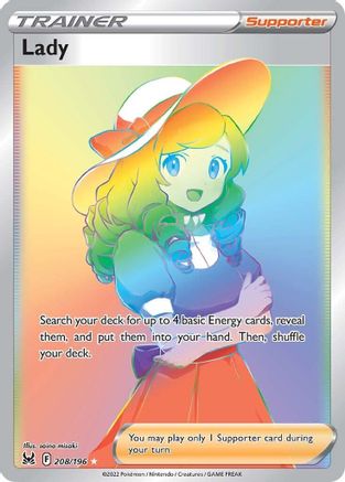 Lady (Secret) 208 - Holofoil - Secret Rare