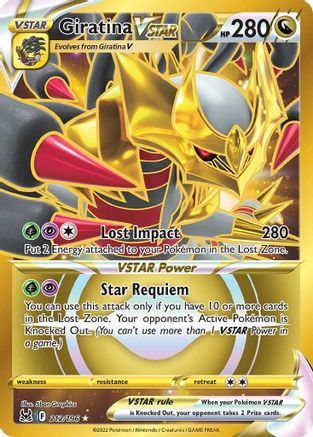 Giratina VSTAR (212) (Secret) (212) 212 - Holofoil - Secret Rare