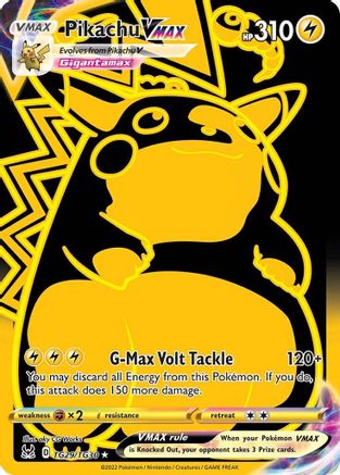 Pikachu VMAX (Secret) TG29/TG30 - Holofoil SWSH11 Lost Origin Trainer Gallery - Ultra Rare