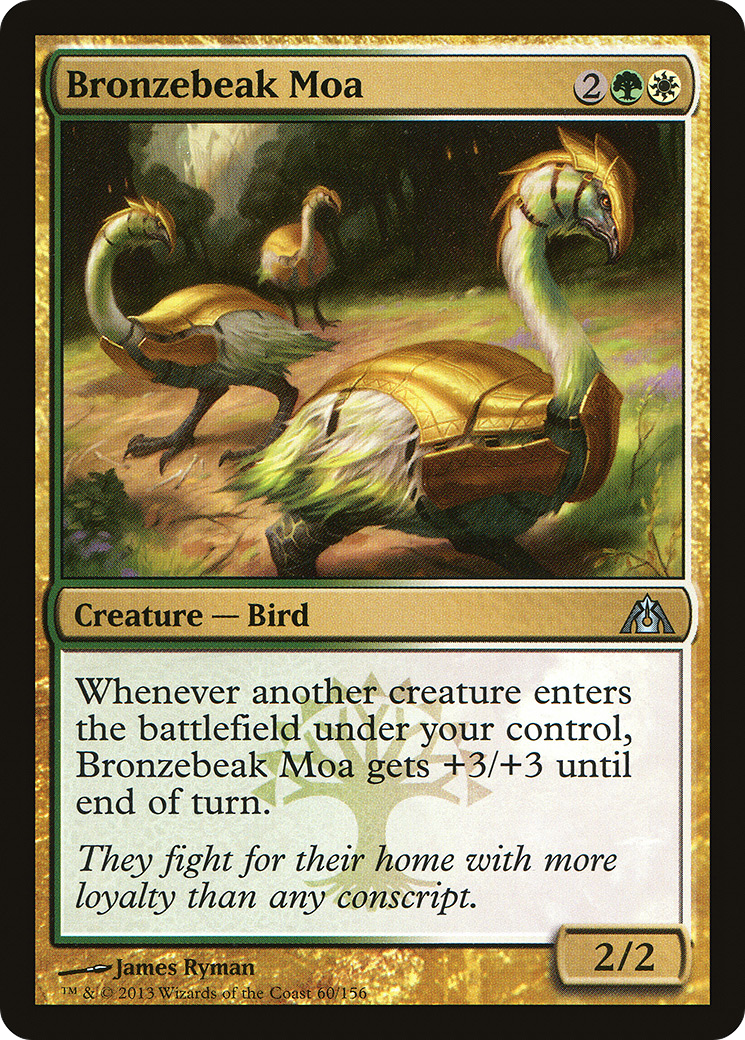 Bronzebeak Moa (DGM-060) Foil