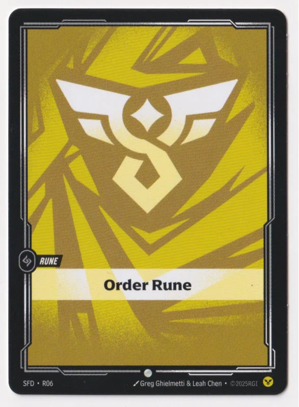 Order Rune (R06) - Spiritforged