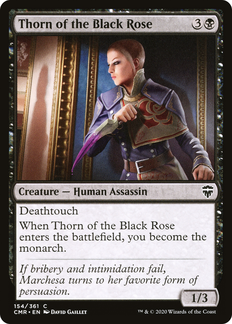 Thorn of the Black Rose (CMR-154) Foil