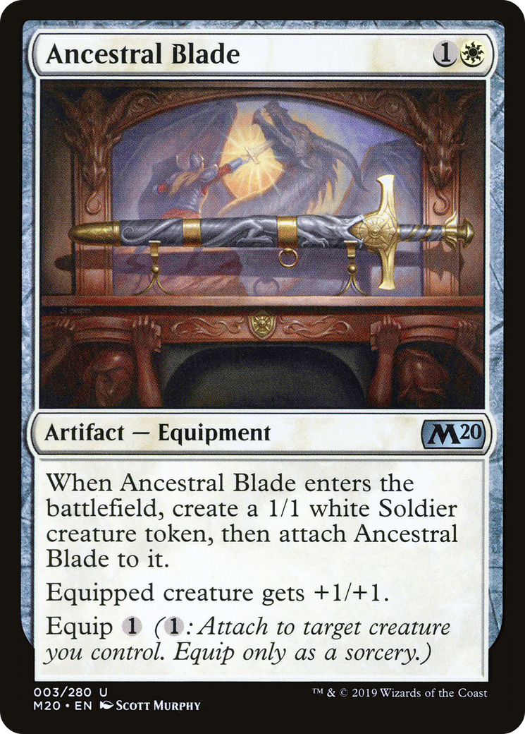 Ancestral Blade (M20-003) Foil