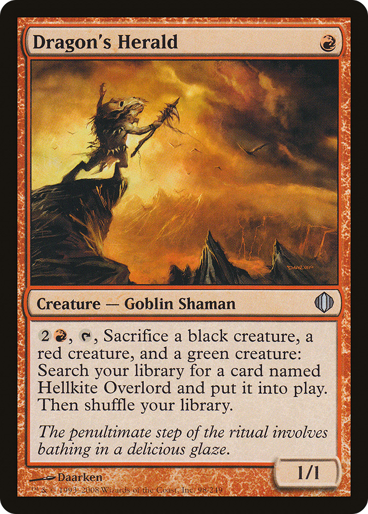 Dragon's Herald (ALA-098) Foil