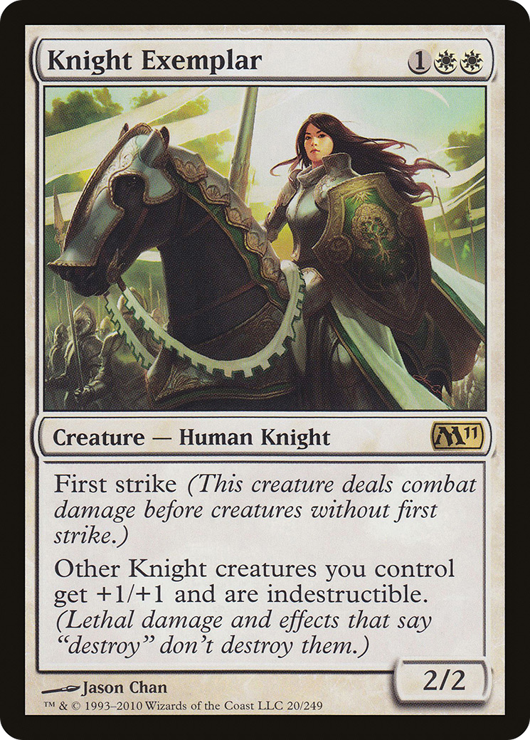 Knight Exemplar (M11-020) Foil