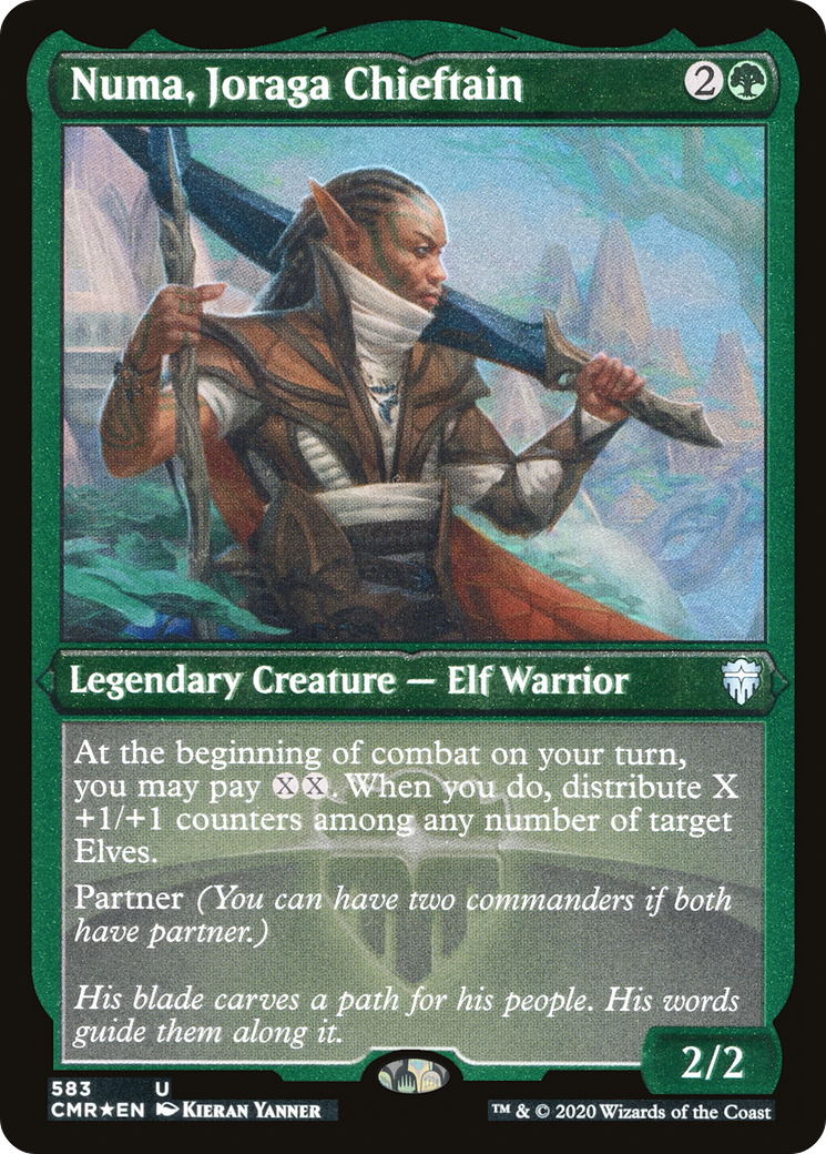 Numa, Joraga Chieftain (Foil Etched) (CMR-583) Foil