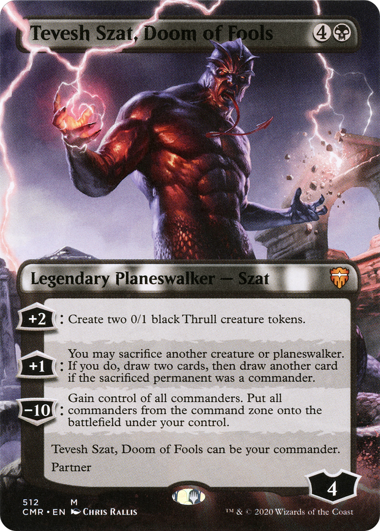 Tevesh Szat, Doom of Fools (Borderless) (CMR-512)