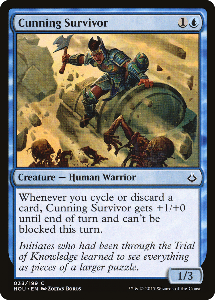 Cunning Survivor (HOU-033) Foil