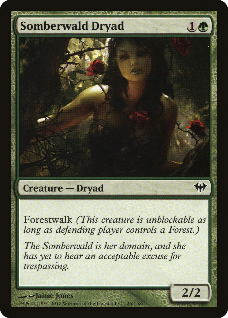 Somberwald Dryad (DKA-126) Foil