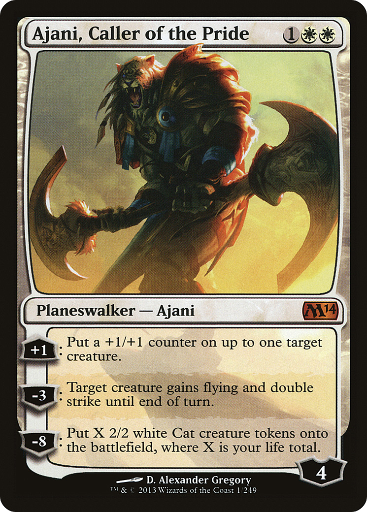 Ajani, Caller of the Pride (M14-001) Foil