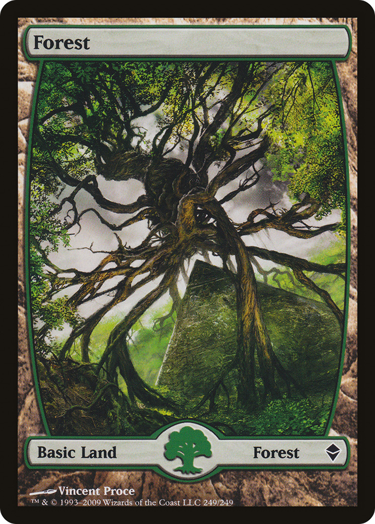Forest (249) - Full Art (ZEN-249) Foil