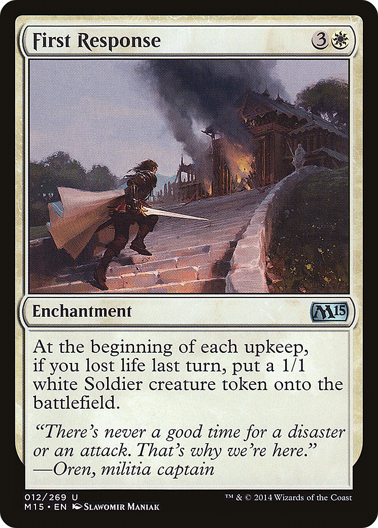 First Response (M15-012) Foil
