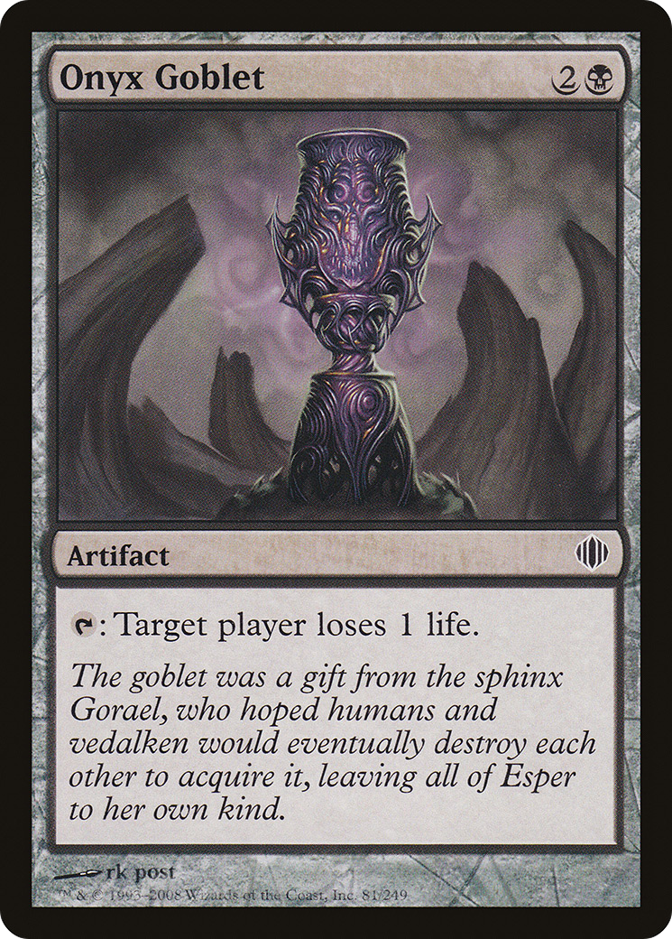 Onyx Goblet (ALA-081) Foil