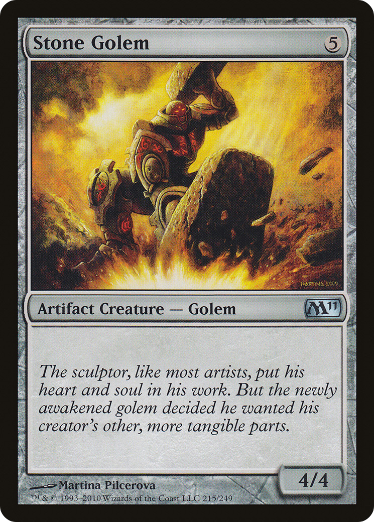 Stone Golem (M11-215) Foil