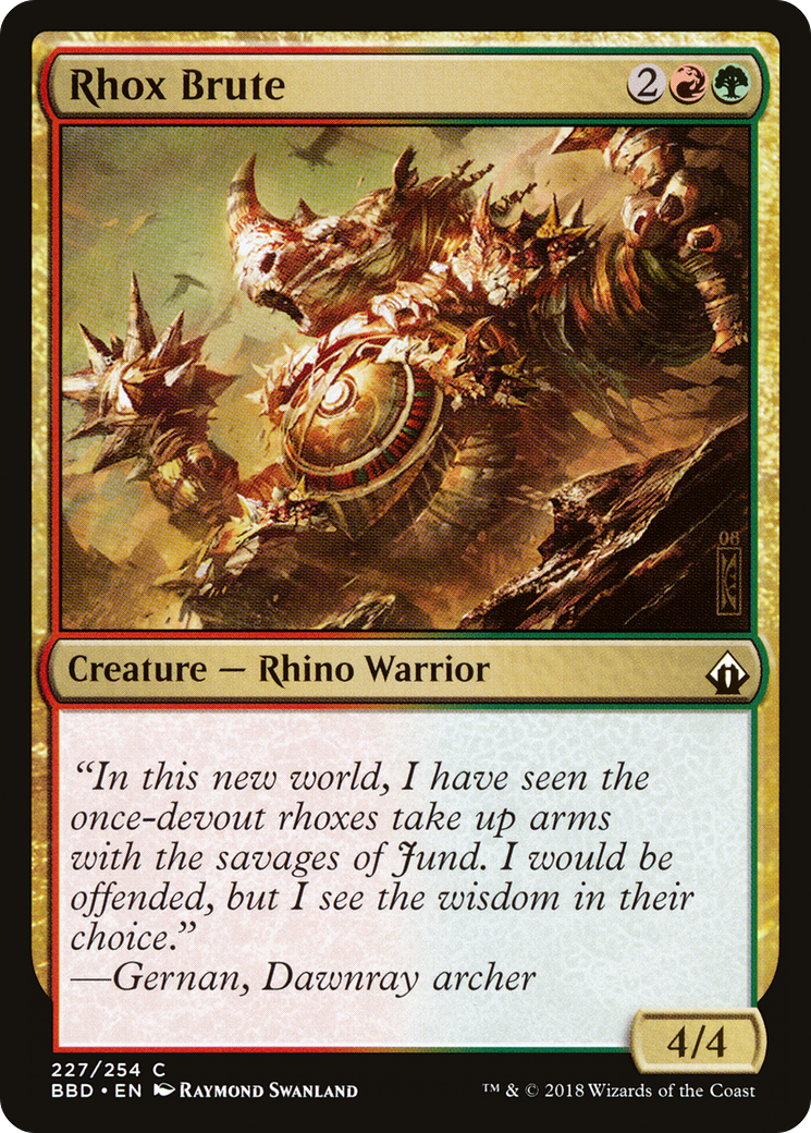 Rhox Brute (BBD-227) Foil