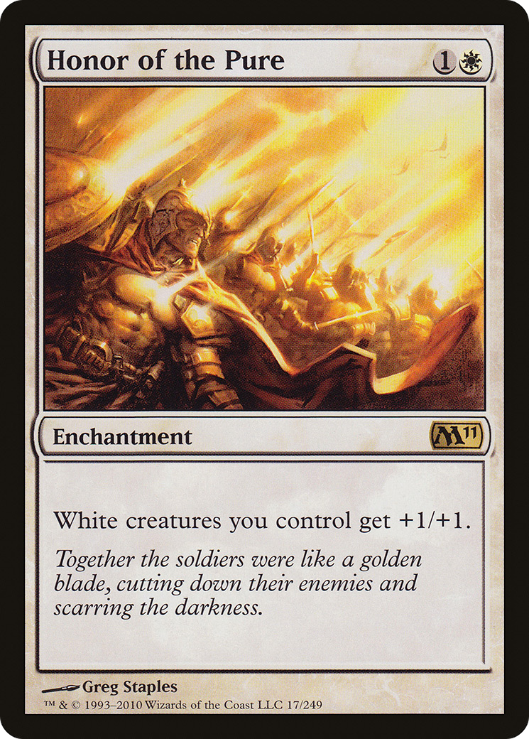 Honor of the Pure (M11-017) Foil