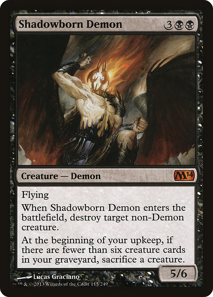 Shadowborn Demon (M14-115)