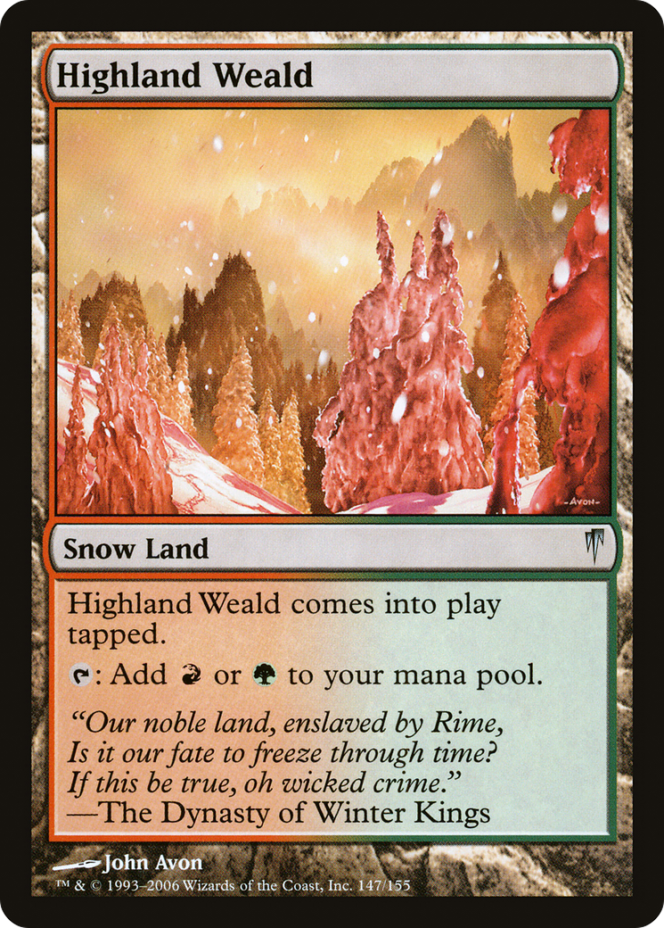 Highland Weald (CSP-147) Foil