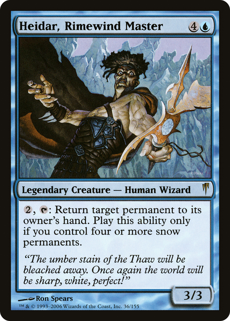 Heidar, Rimewind Master (CSP-036) Foil