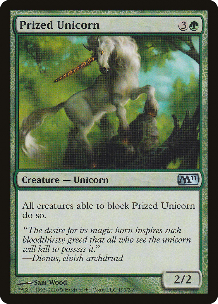 Prized Unicorn (M11-193) Foil