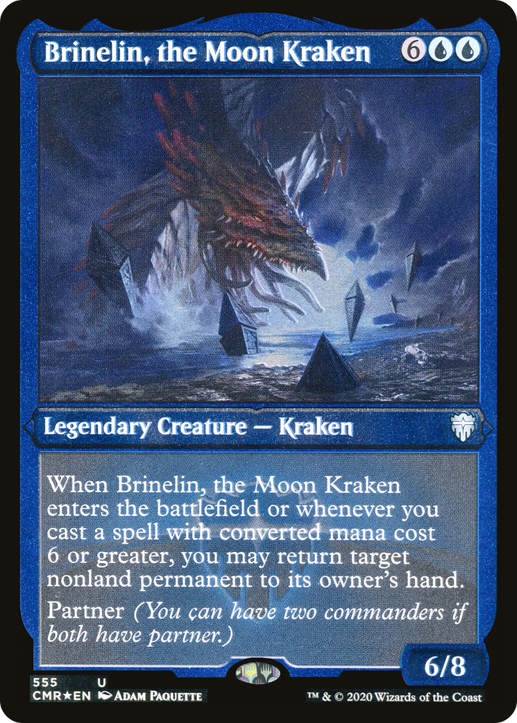 Brinelin, the Moon Kraken (Foil Etched) (CMR-555) Foil