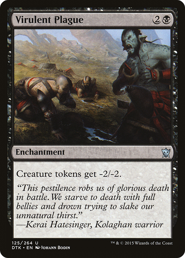 Virulent Plague (DTK-125) Foil