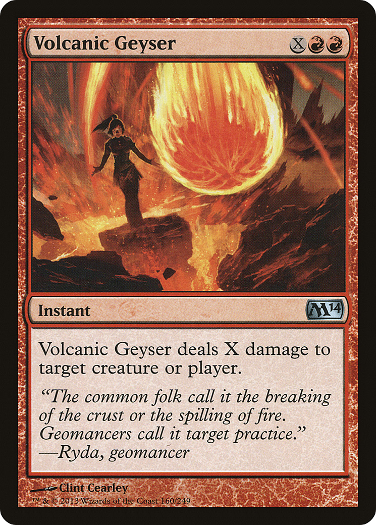 Volcanic Geyser (M14-160) Foil