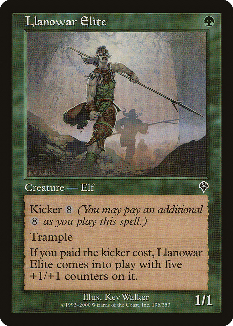 Llanowar Elite (INV-196) Foil