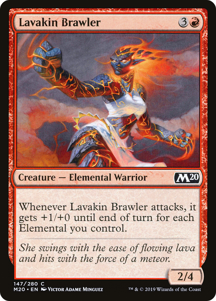 Lavakin Brawler (M20-147) Foil