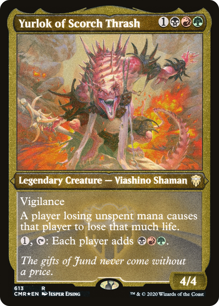 Yurlok of Scorch Thrash (Foil Etched) (CMR-613) Foil