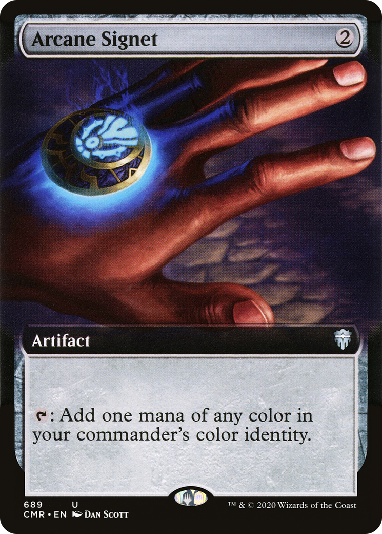 Arcane Signet (Extended Art) (CMR-689) Foil