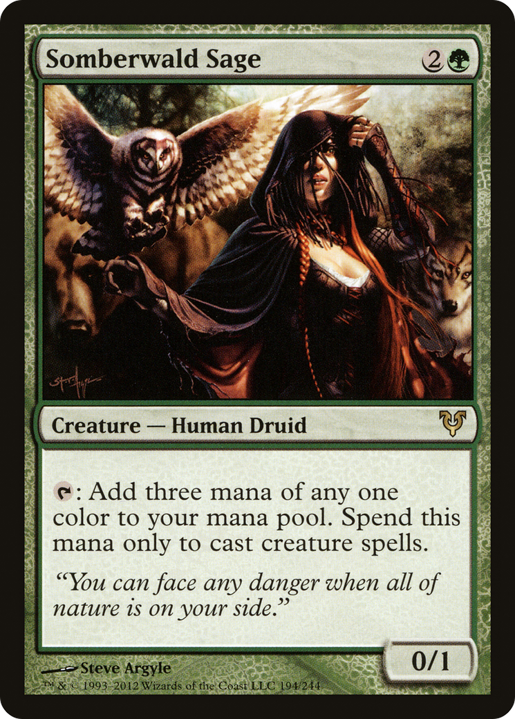 Somberwald Sage (AVR-194) Foil
