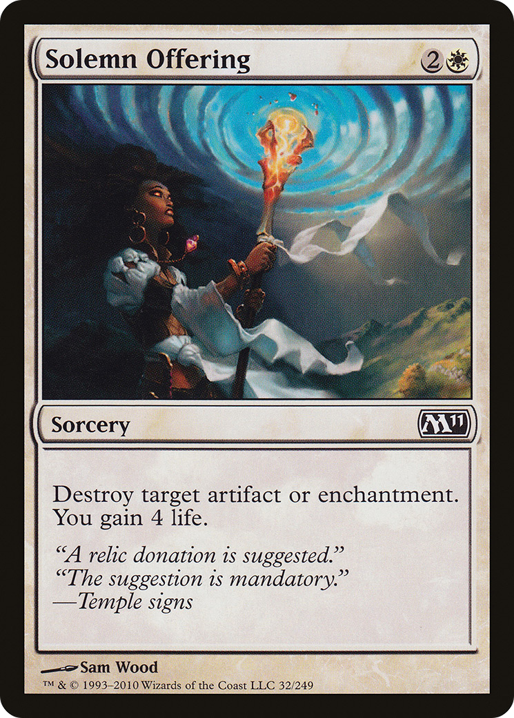Solemn Offering (M11-032) Foil