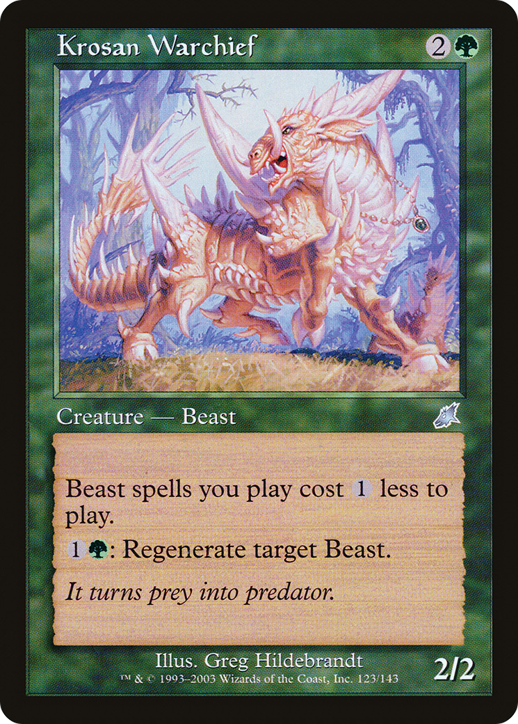 Krosan Warchief (SCG-123) Foil