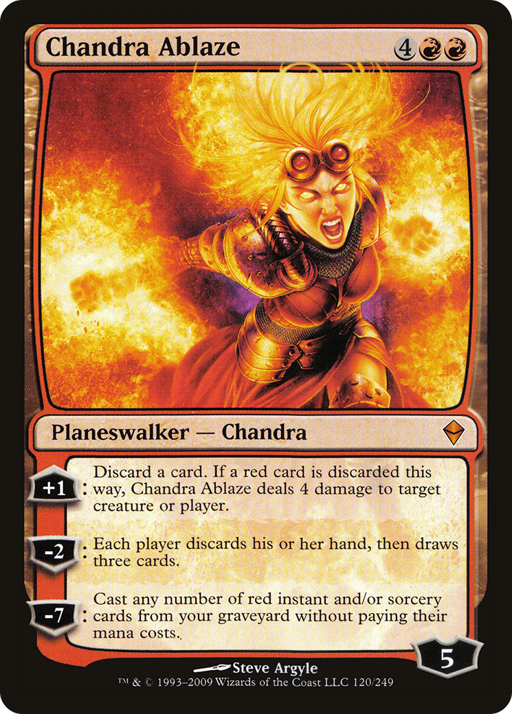 Chandra Ablaze (ZEN-120) Foil